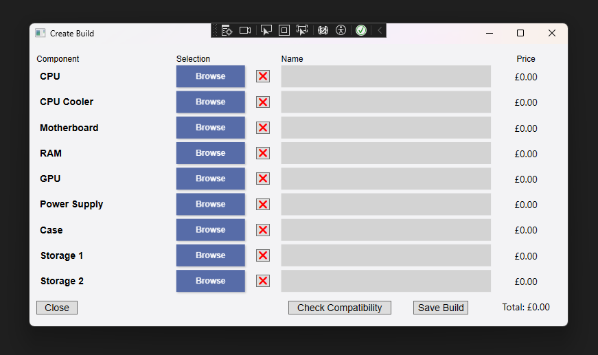 ChoosePart - PC Part Picker